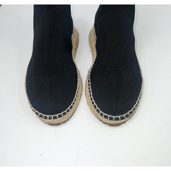 Authentic ALEXANDER WANG Black Dylan Stretch-Knit Sock Ankle Boots Size … - Picture 5 of 11